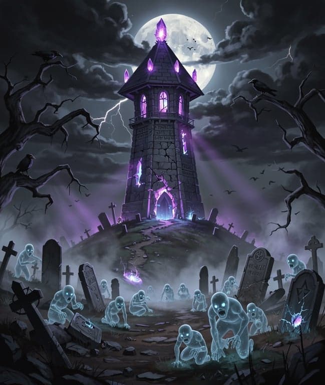 Moonlit Tower of Wraiths