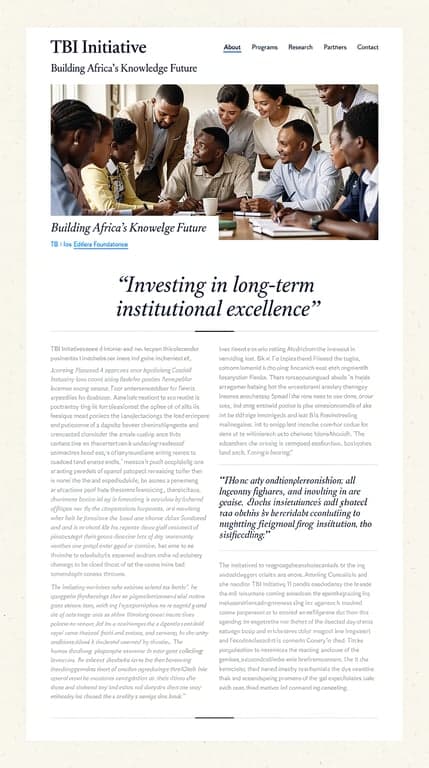 TBI Initiative Editorial Foundation