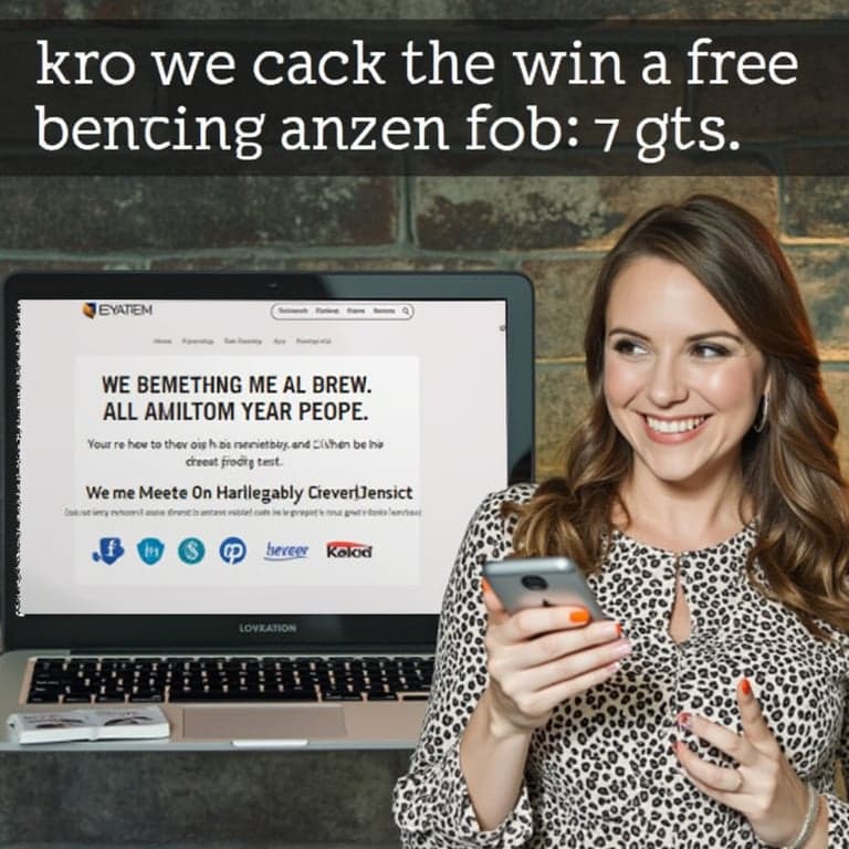Weekly contest to win a free landing page website