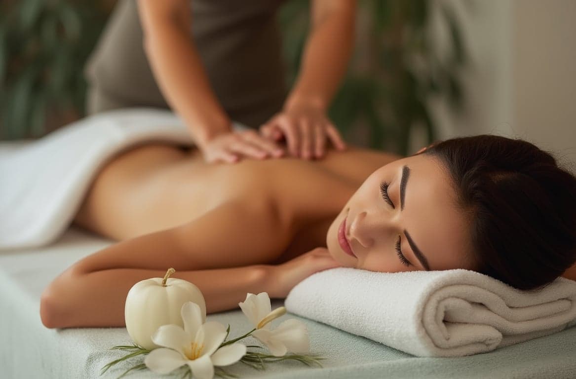 Professional massage therapist providing relaxing treatment in a serene environment for SHA Massage Panggilan 24 Jam service