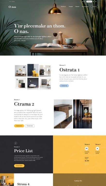 Simple One-Page Website Design