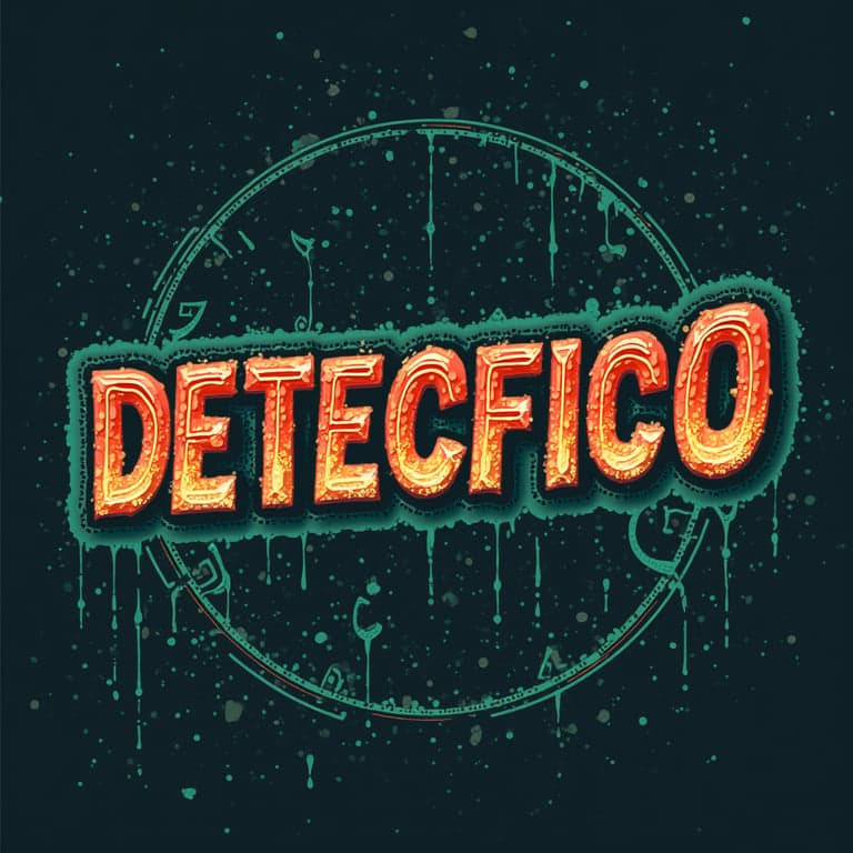 text: DetectiQ pacifico bold font style
