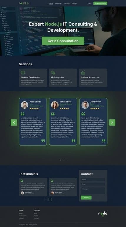 better testimonials section