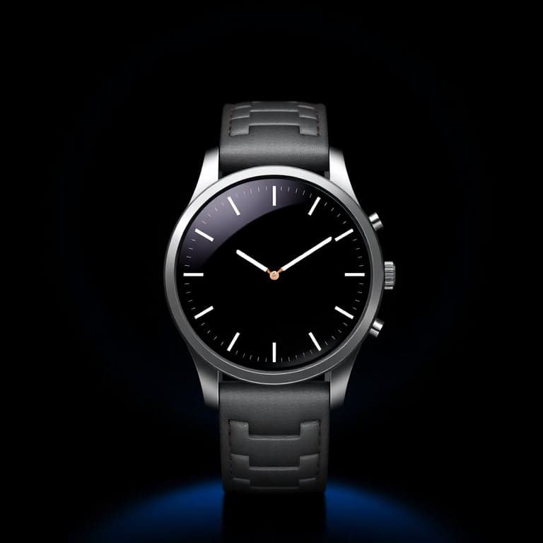 Sleek Round-Face Smartwatch