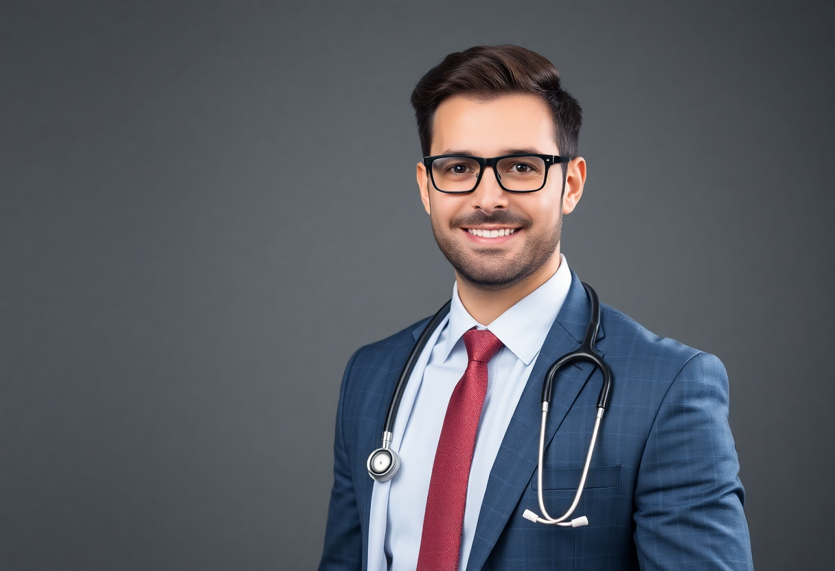 professional businessman with stethoscope representing cortess business solutions