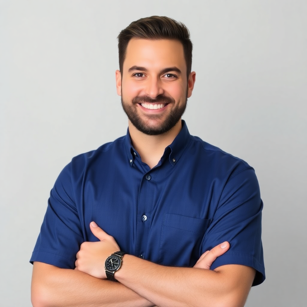 professional massage therapist mark portrait