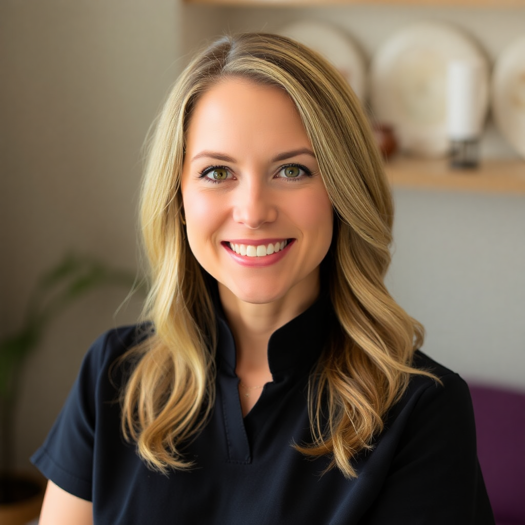 professional massage therapist anna portrait