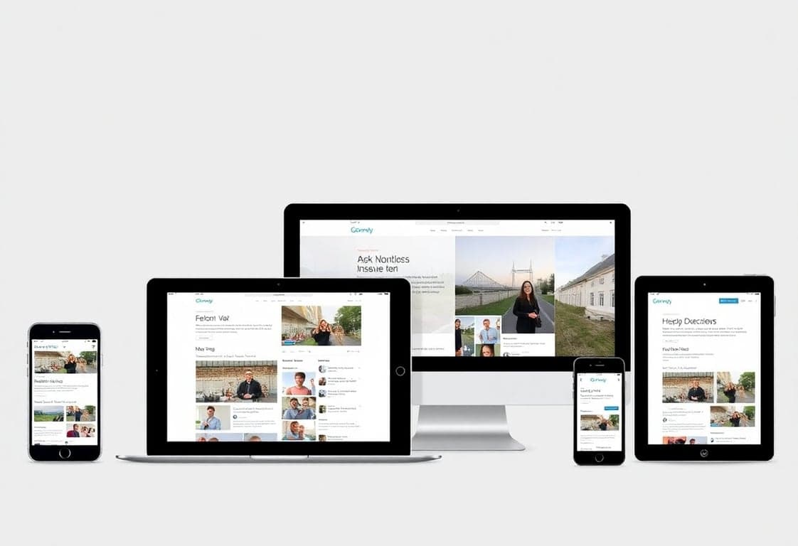 Responsive Web Design and Social Media Showcase