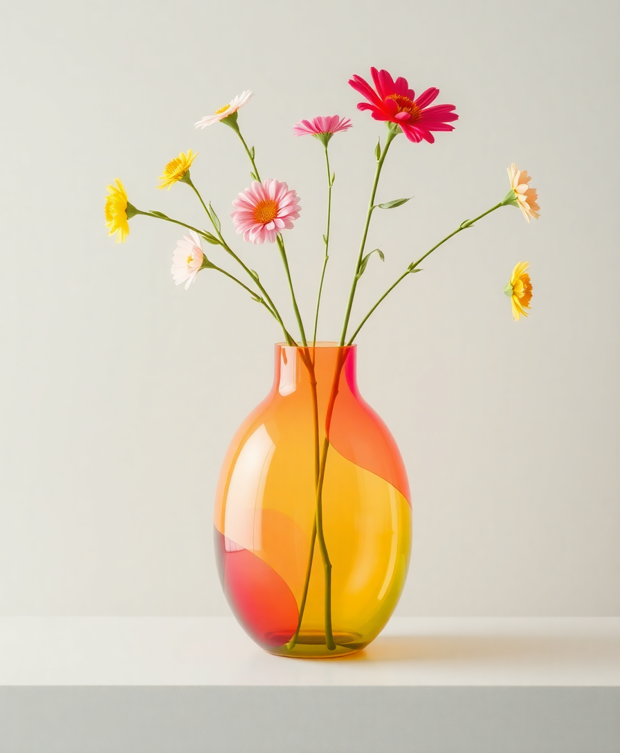 colorful vase representing creativity and innovation in luke too's design approach