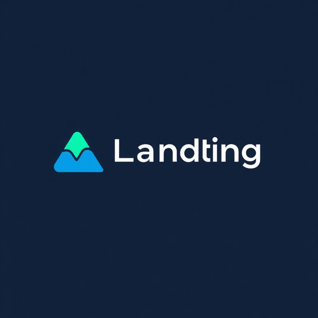 createlanding logo, a simple and modern design representing a landing page creator