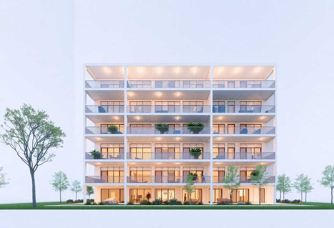 Multi-Floor Apartment Complex Design