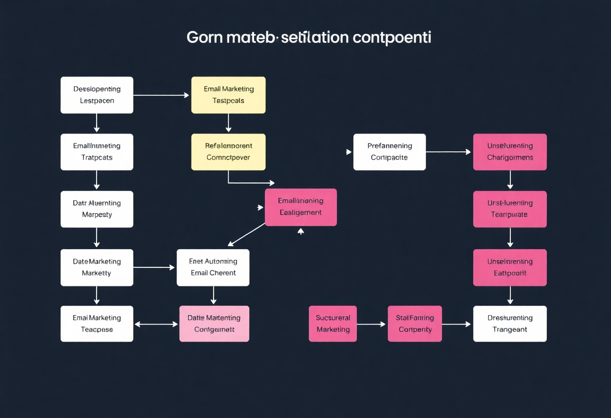 automated email marketing campaign flow chart