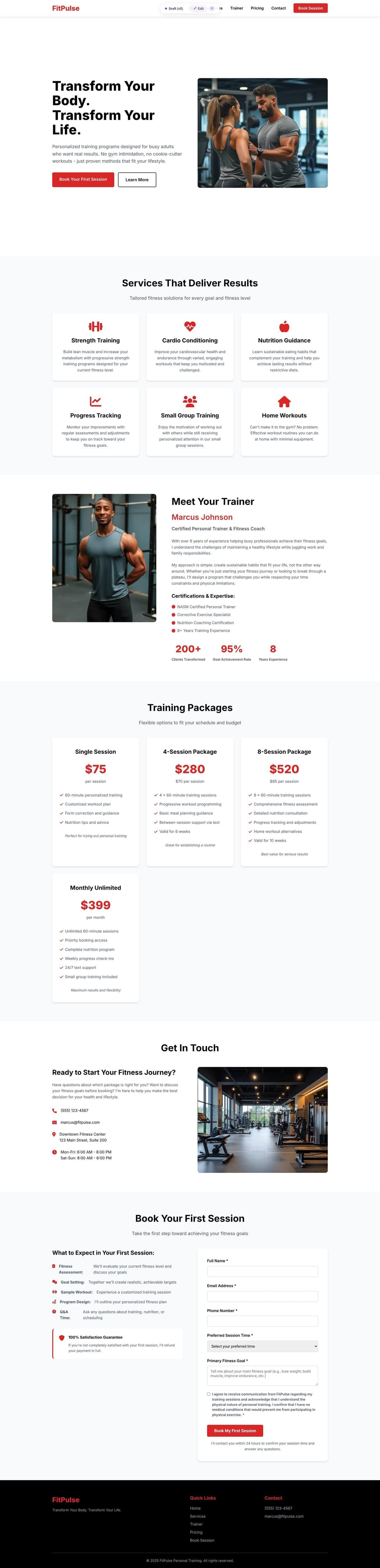 FitPulse Personal Training: Real Results for Busy Adults