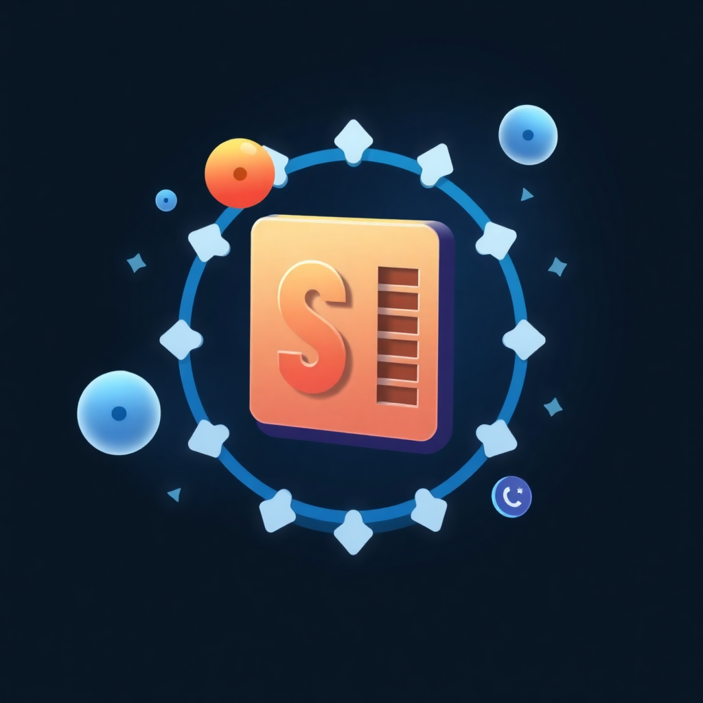 website logo showcasing a spreadsheet icon integrated with web elements