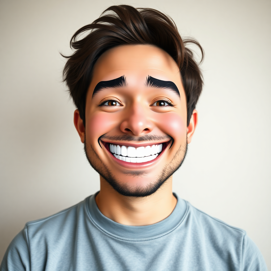avatar of a discord server member with a big grin
