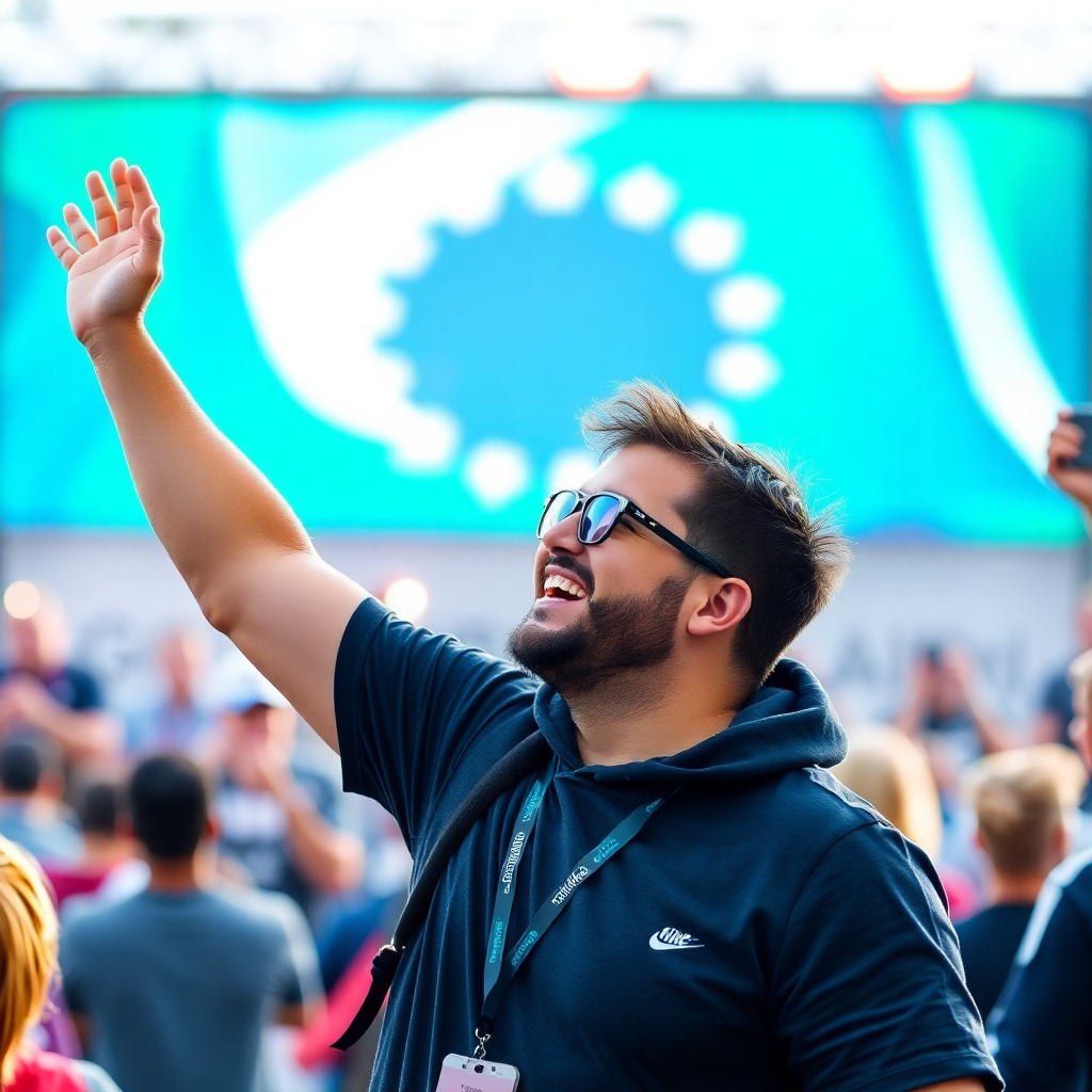profile picture of an event organizer praising the flag app