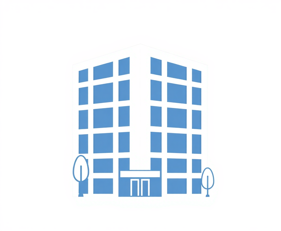 icon representing an office complex building