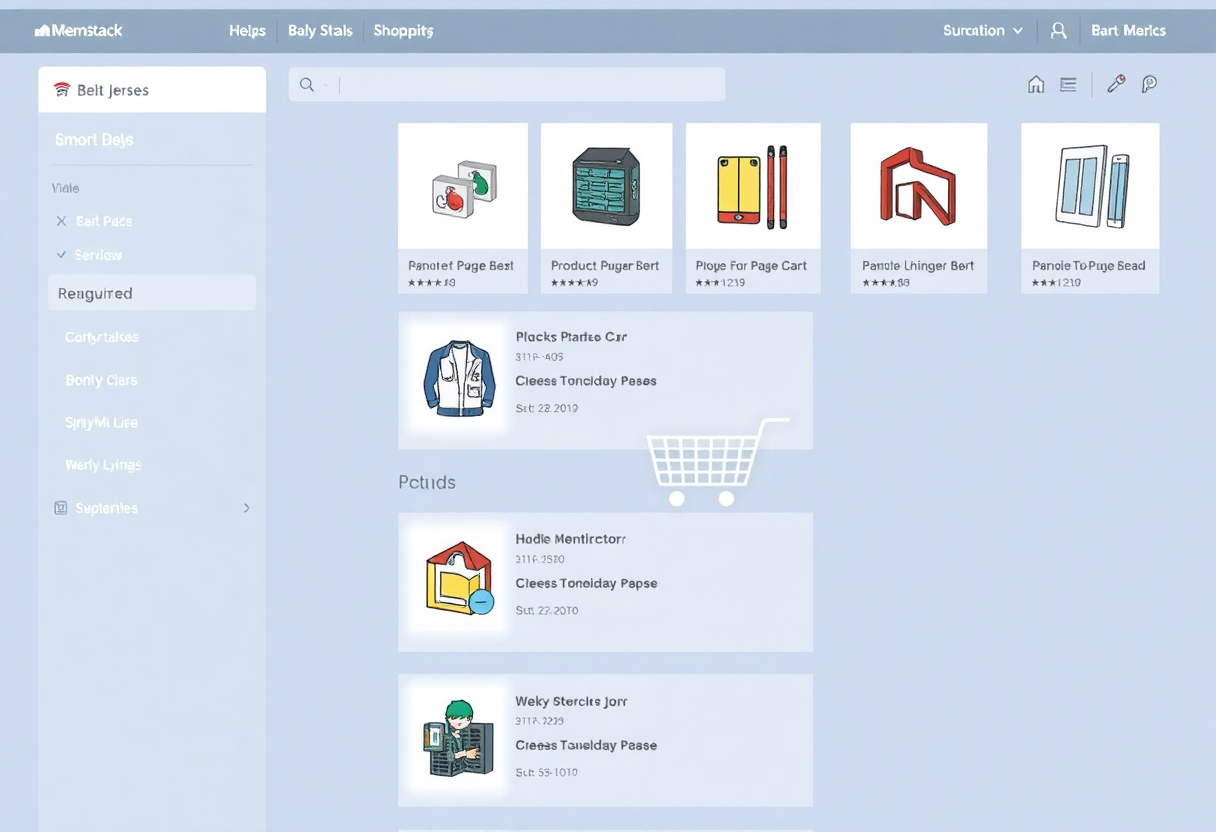 e-commerce platform built with mern stack, showcasing product listings and shopping cart