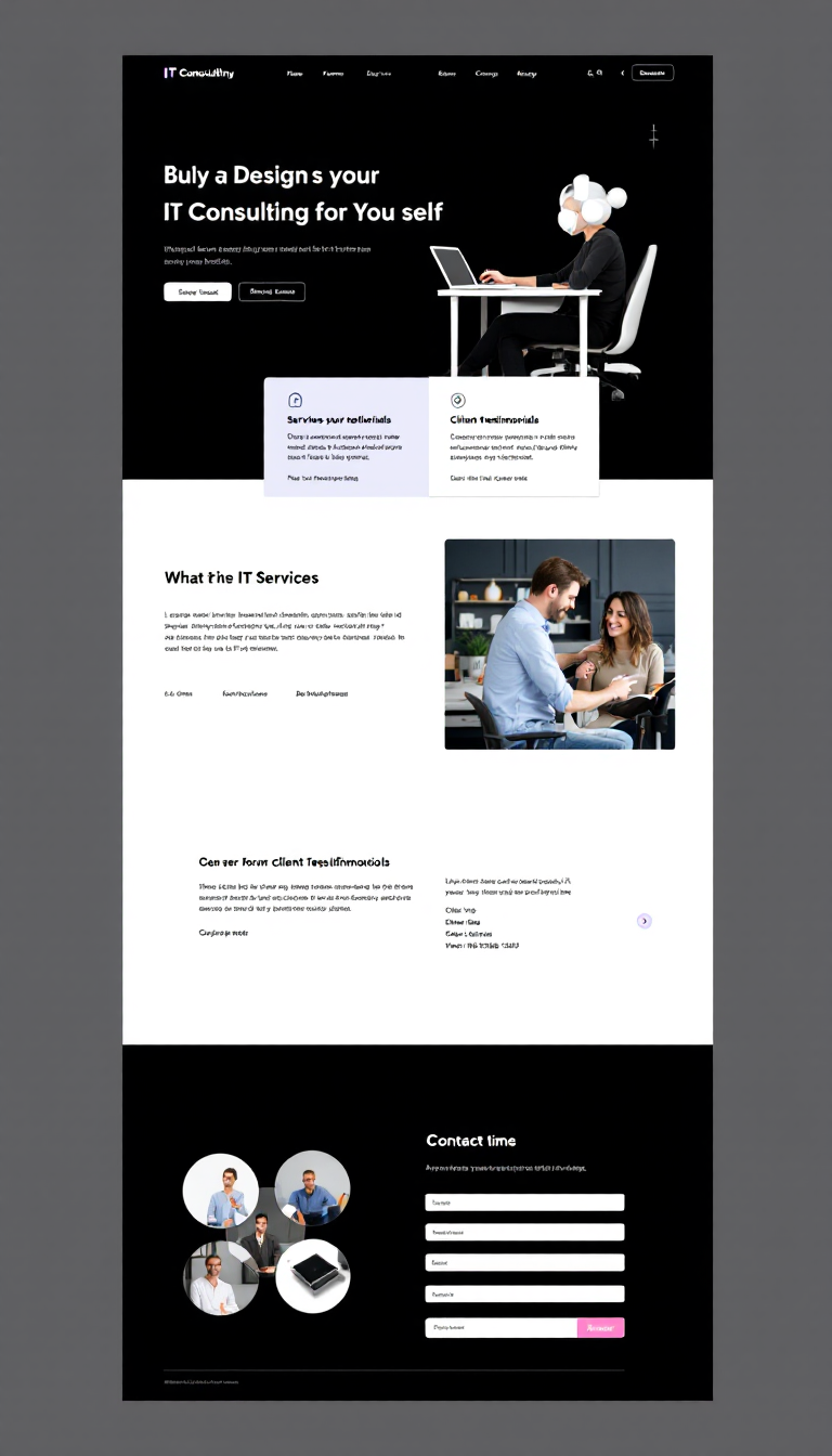 Professional IT Consulting Web Design
