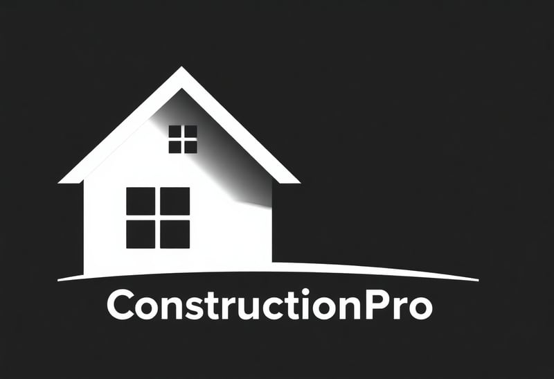 Modern Home Construction Logo