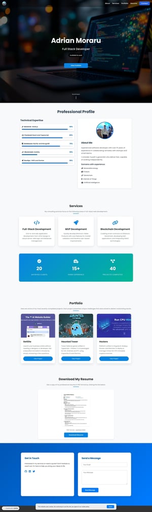 Adrian Moraru - Full Stack Developer (available for work)
