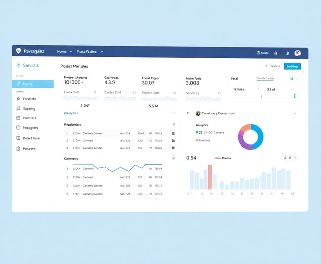 Project Management Dashboard Interface