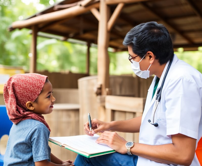 Volunteer Doctor in Action