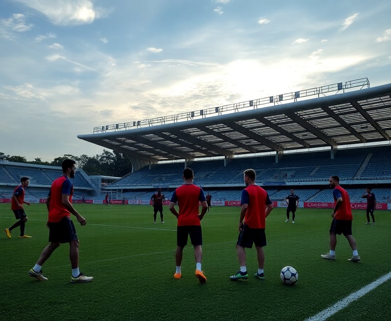 Treino no Campo Sintético de Manaus