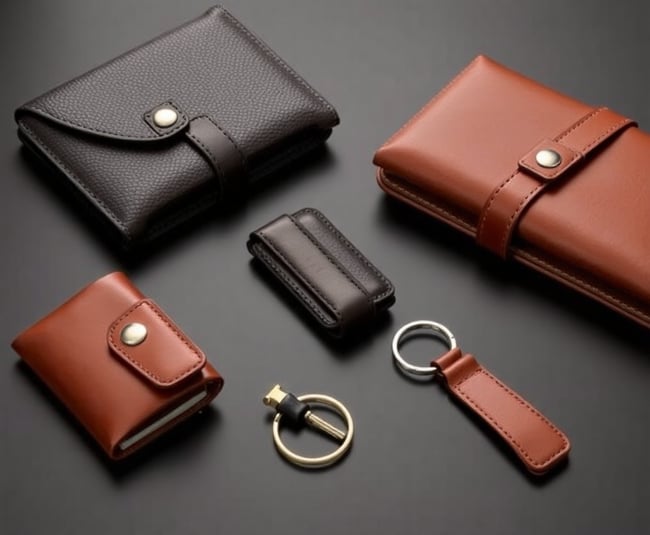 Elegant Leather Accents