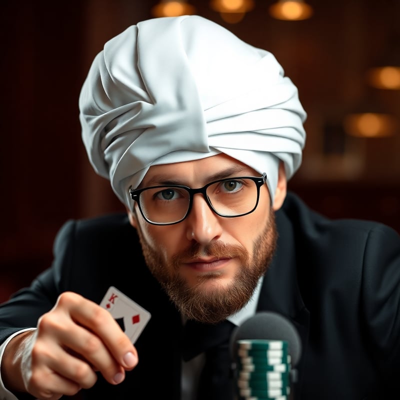 Confident Card Player Avatar