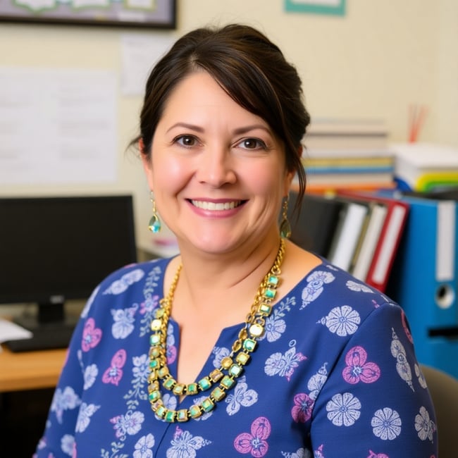 Director in Office at Jewels of God Early Learning Center