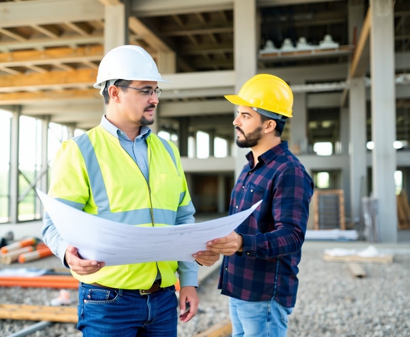 Blueprints and Hard Hats