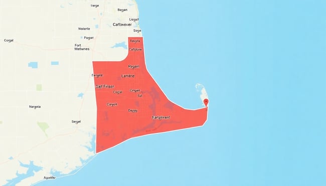 Fort Walton Beach Service Coverage Map