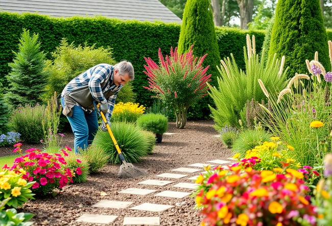 Garden Maintenance in Action