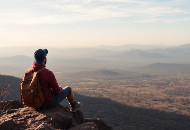 Vantage Point Over the African Savanna