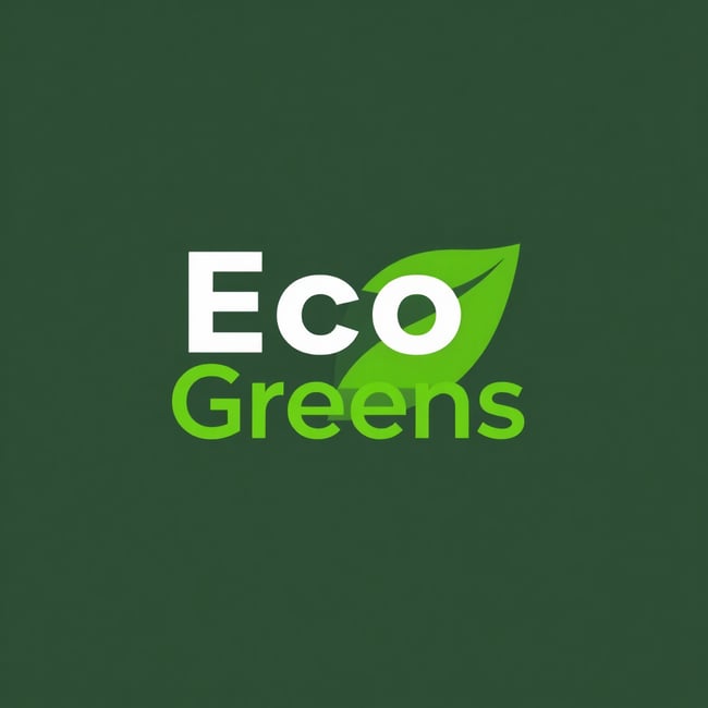 Minimalist Leaf Eco Logo