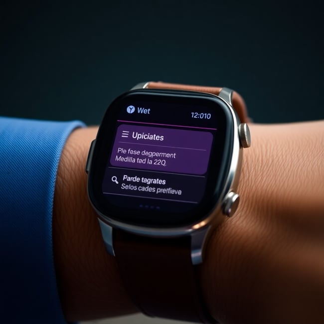 Notificações de Vendas em Smartwatch