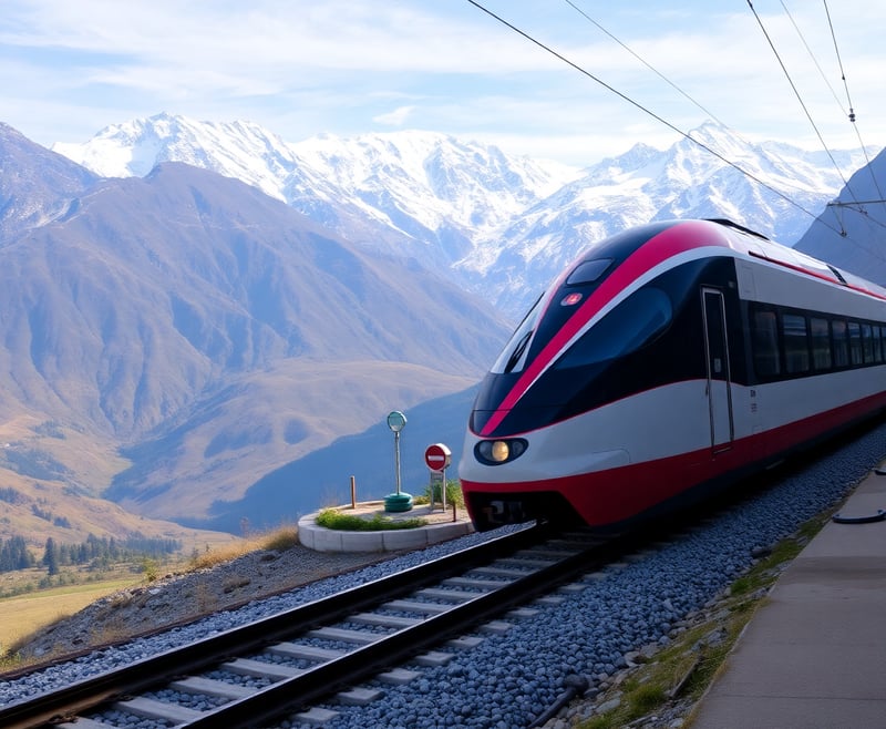 Mountainous Rail Journey