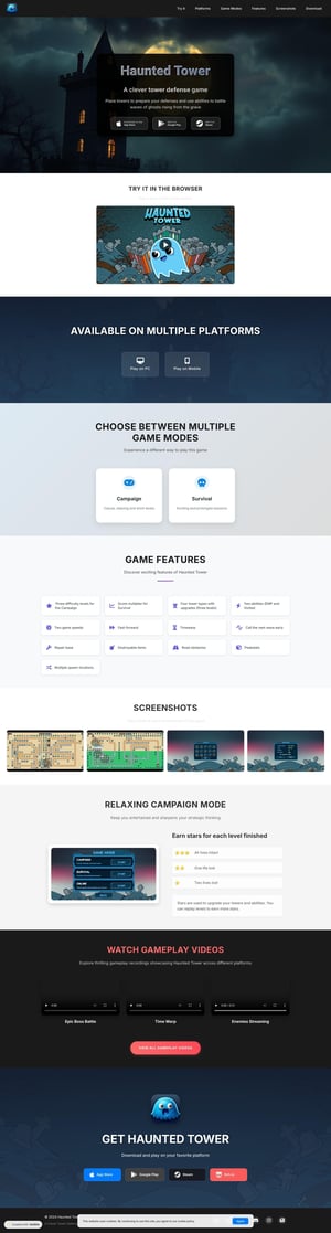 Haunted Tower - A Clever Tower Defense Game for PC and Mobile