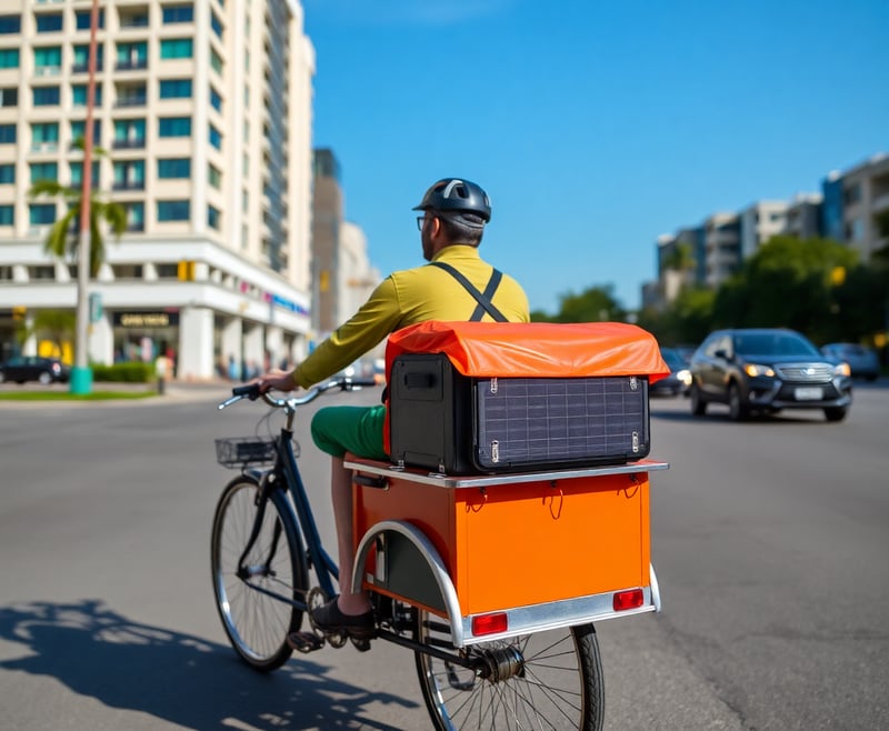 Urban Pedicab with Lifepo4 Power