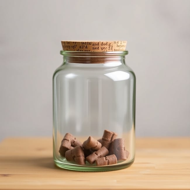 Corked Glass Jar