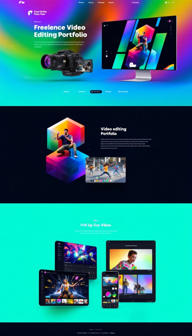 Vibrant Video Editing Showcase